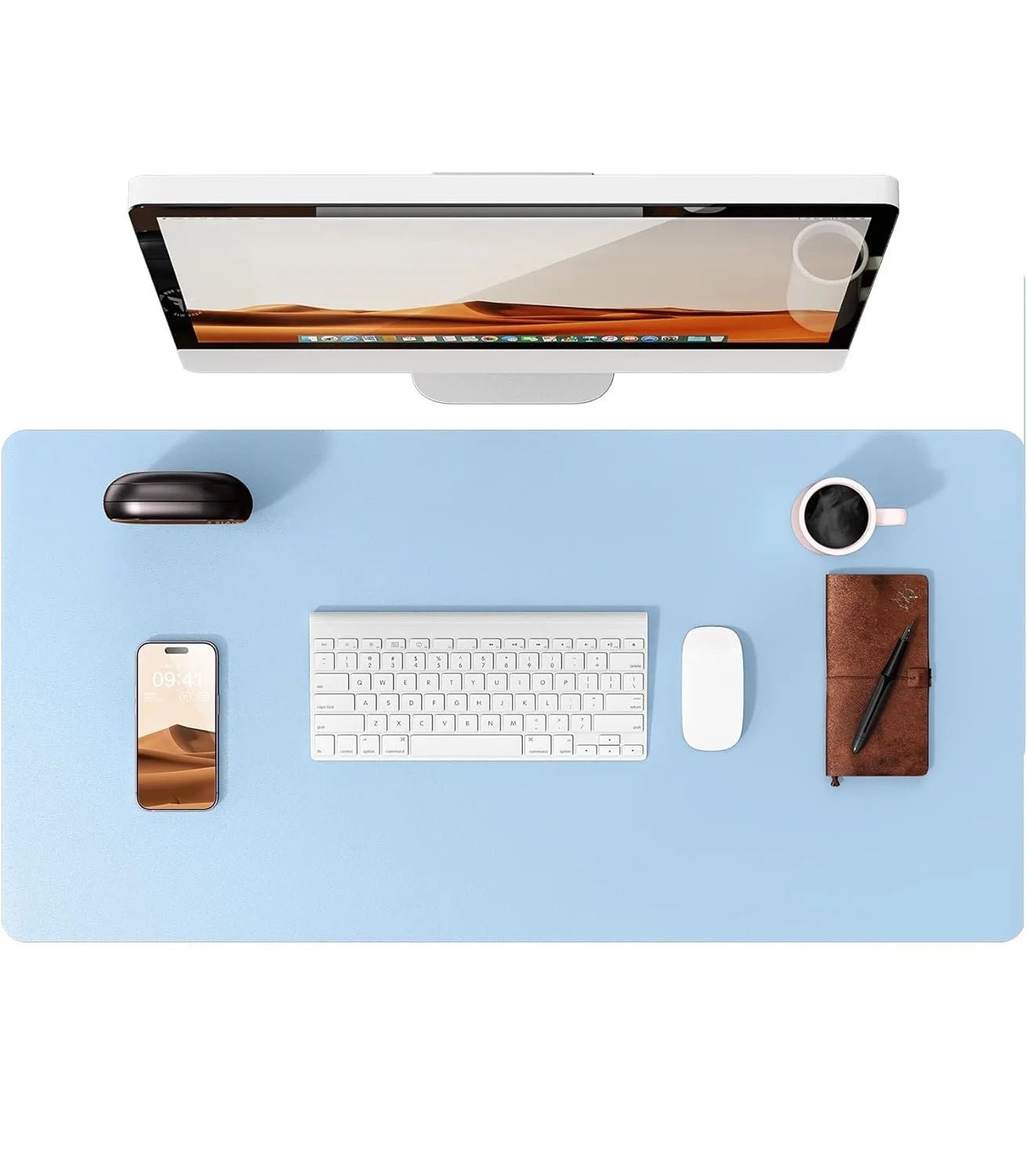 Schreibtischunterlage aus Leder | Computermatte für den Schreibtisch | Großes Mauspad und Tastaturmatte | Schreibtischschutz für das Büro - FUXL - Shopify