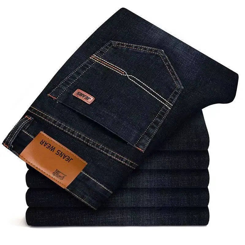 2025 Herren Stretch Jeans – Klassisch, Elastisch & Bequem | Business & Freizeit