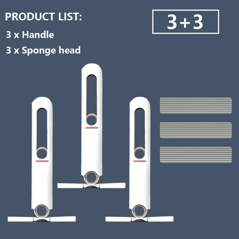 8/24Pcs Mini Squeeze Mop Mini Mopp Schreibtisch Küche Auto Sauber Werkzeuge Mops mit Selbst-quetschen Falten hause Reinigung Boden Waschen Mops