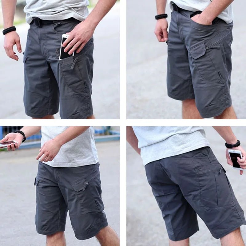 Urban Military Tactical Shorts für Herren, wasserdicht, verschleißfest, Cargo - Shorts für den Außenbereich, schnell trocknend, mehrere Taschen, Übergröße, Wanderhose - FUXL - Shopify