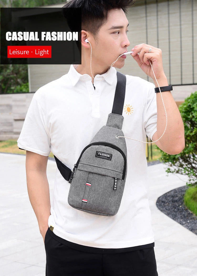Wasserdichte Bauchtasche für Herren – Großes Fassungsvermögen, verstellbarer Gurt für Outdoor, Reisen, Laufen, Wandern & Radfahren