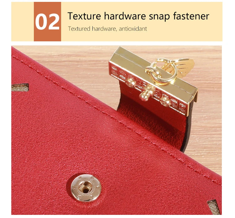 Frauen Brieftasche PU Leder Geldbörse Weibliche Lange Brieftasche Gold Hohl Blätter Beutel Handtasche Für Frauen Geldbörse Karte Halter Kupplung - FUXL-Shopify