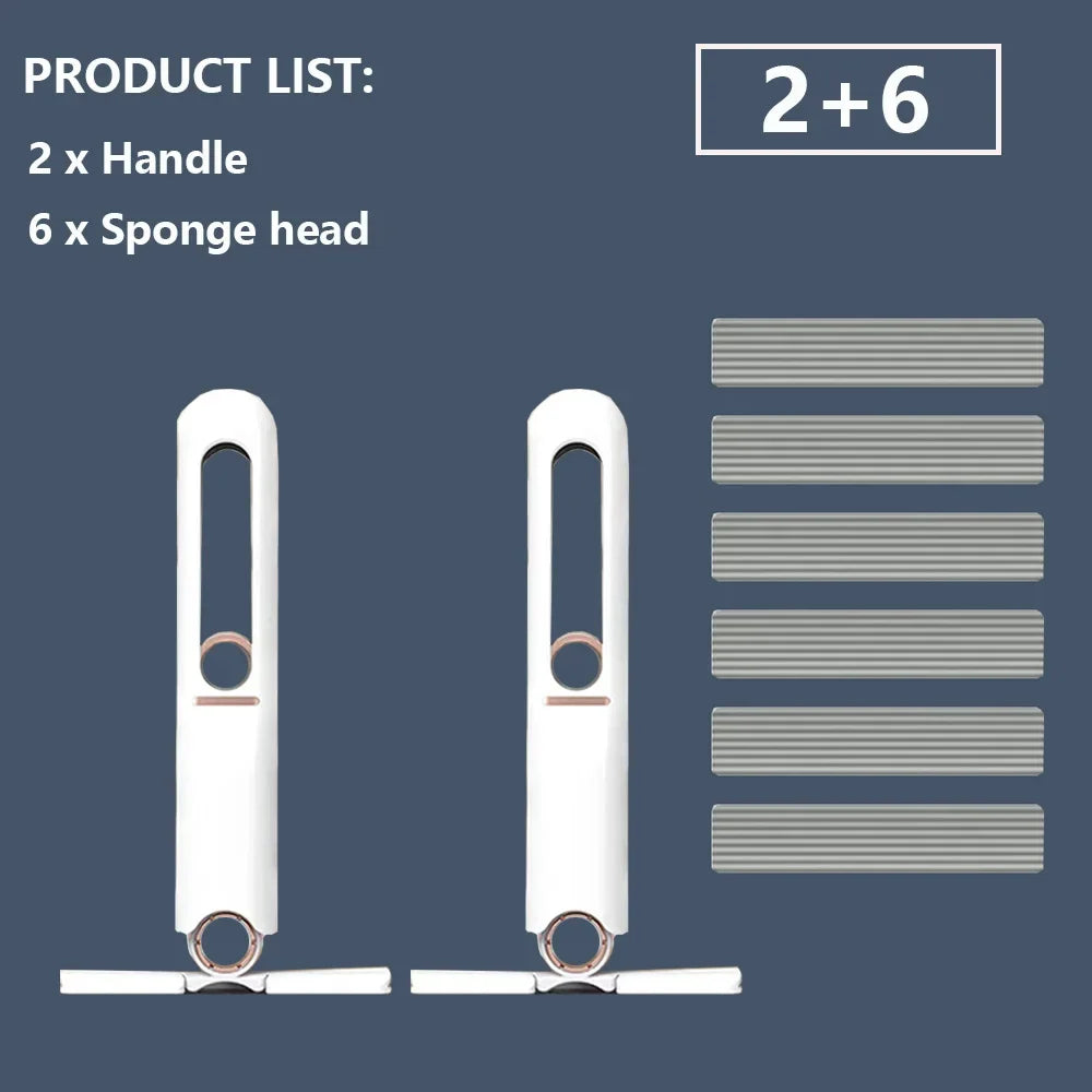 8/24Pcs Mini Squeeze Mop Mini Mopp Schreibtisch Küche Auto Sauber Werkzeuge Mops mit Selbst-quetschen Falten hause Reinigung Boden Waschen Mops