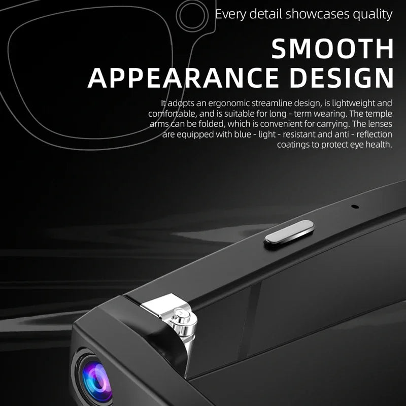 Xiaomi G300 Smart AI Brille 800W Pixel AI Schießen Kamera HD Foto Video Sprachanruf Übersetzung Wasserdichte Bluetooth AI Brille - FUXL - Shopify