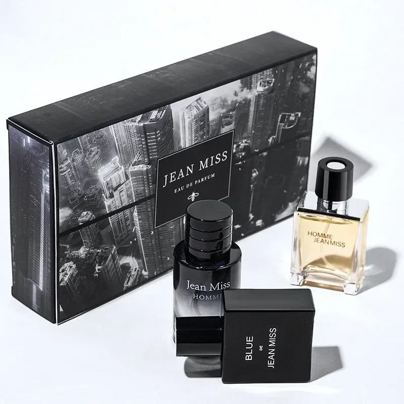 Hohe Qualität Männer Parfüm Hombre Geschenk Box 3 stücke Set 90 ml Kölnischwasser Duft Faszination Mann Parfüme Masculinos Dauerhafte parfüm Heren