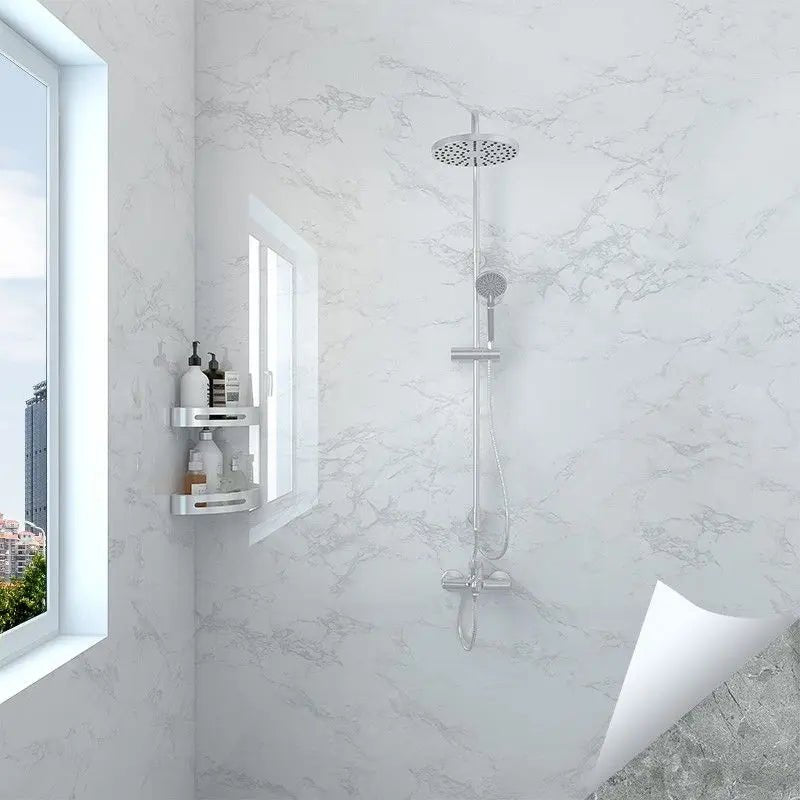 20 Meter selbstklebende Tapete für Badezimmer, wasserfeste Aufkleber, WC - Wandrenovierung, formaldehydfrei, Küchendekoration, Wandaufkleber - FUXL - Shopify