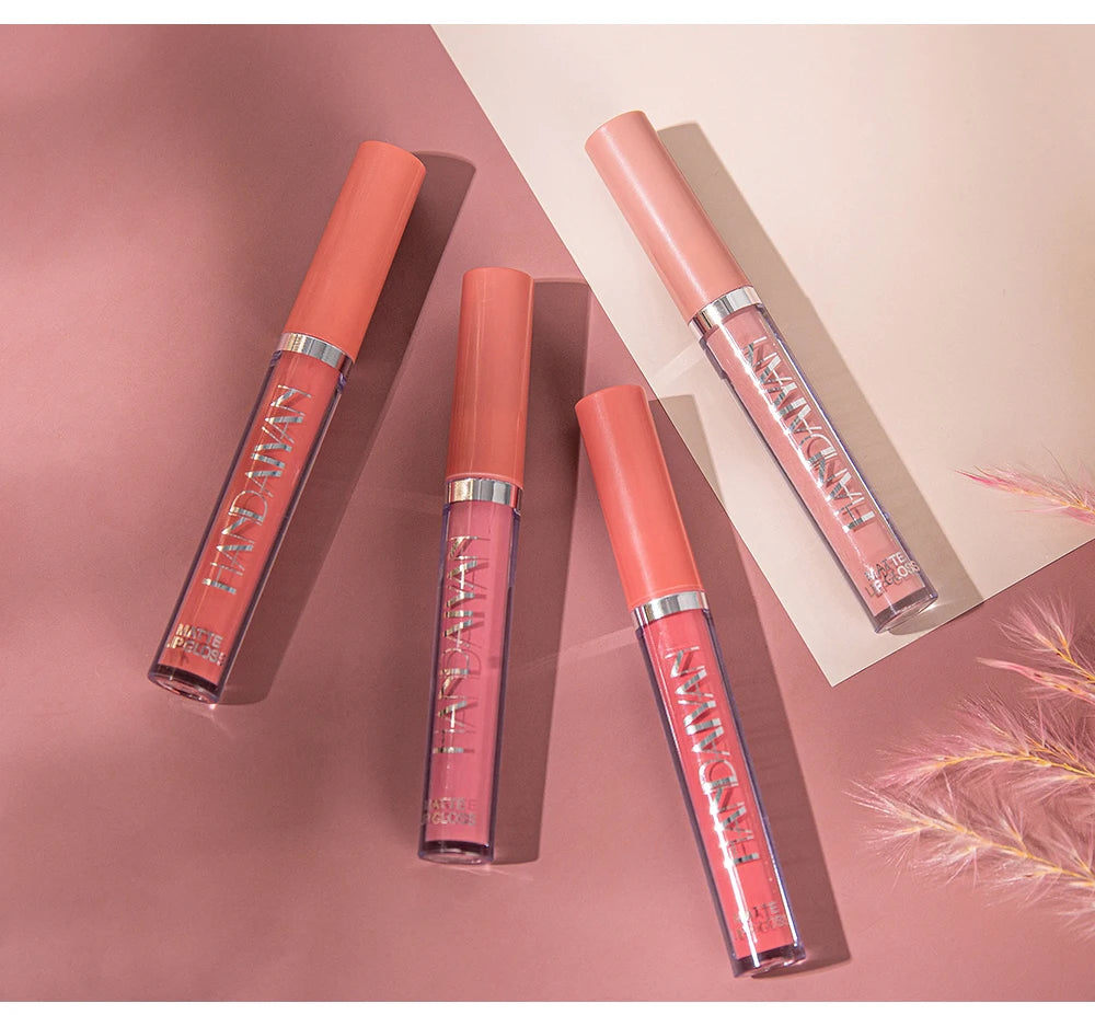 HANDAIYAN 6er Set Flüssig-Lippenstift – Langanhaltender Matt Lipgloss, Nicht Abfärbend – Geschenkbox