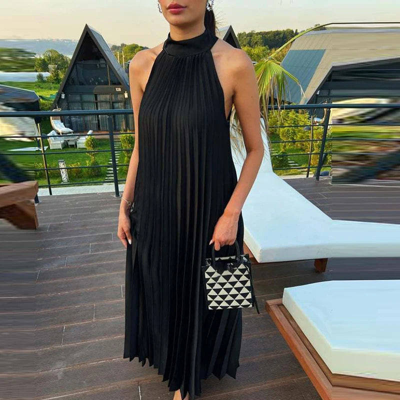 Neue 2025, Elegante Feste Schaukel Lose Party Kleid Frühling Weibliche Halter Schlank Bankett Langes Kleid Frauen Sexy Off Schulter Gala Kleid
