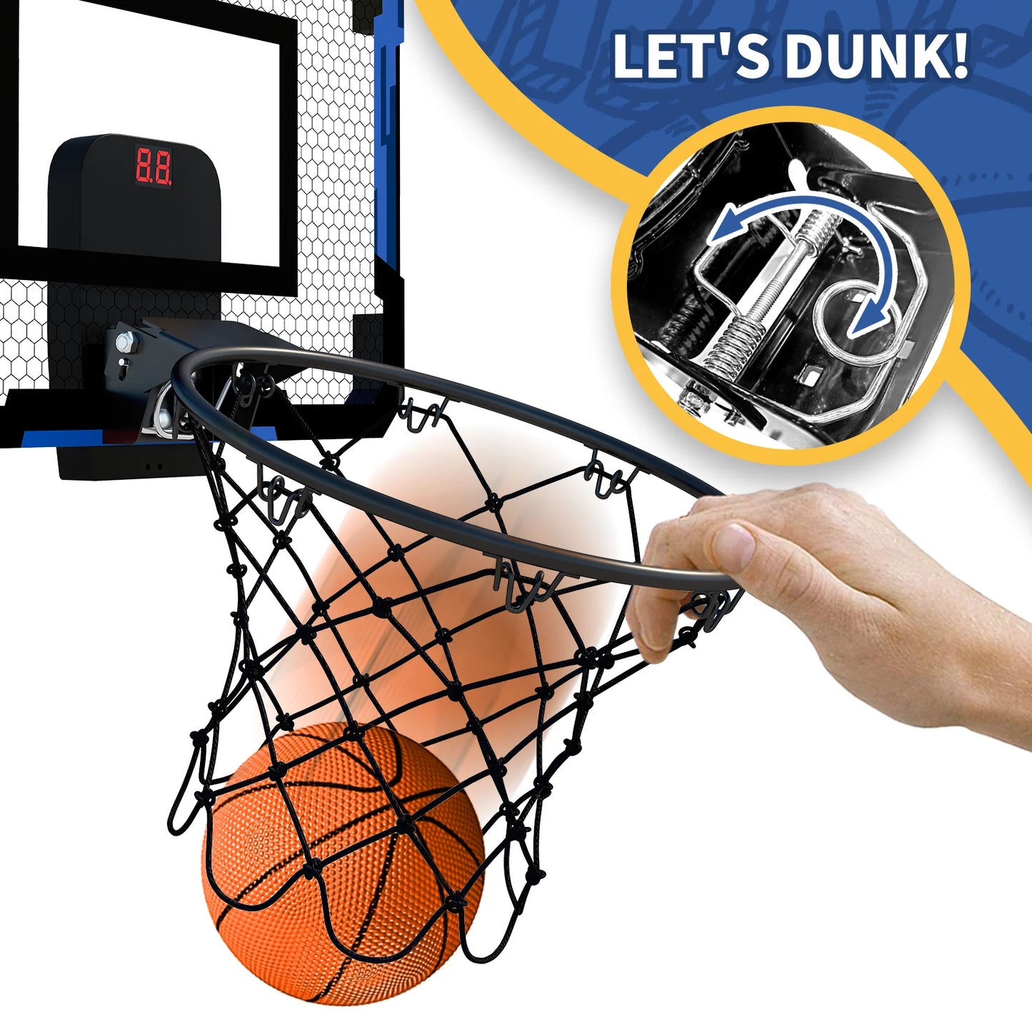 Ring Basketballkorb Wand-montiert Indoor Training Hause Kinder Basketball Spielzeug Mini Basketballkorb Set Für Kinder Spiele Im Freien