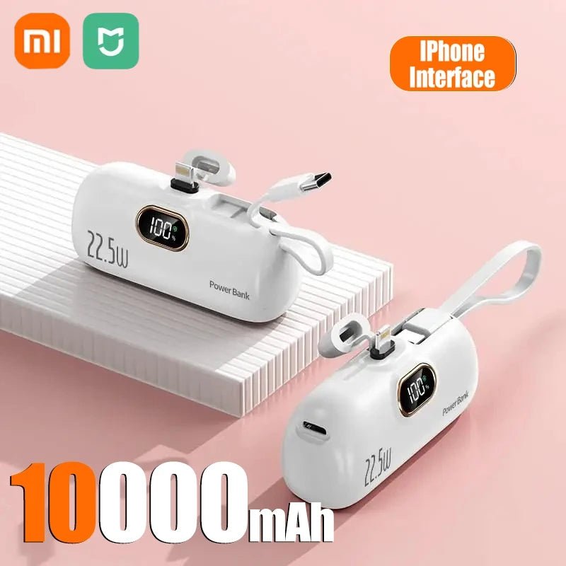 Xiaomi Mini Praktische mobile Powerbank 30000 mAh Tragbares Schnellladen geeignet für iPhone 16 15 14 Samsung Externer Akku