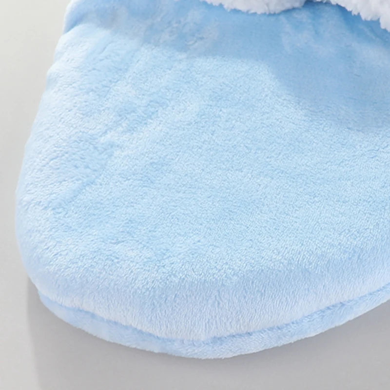 Weiche Babyschlafsäcke, warm, für Herbst und Winter, Wickeldecken für Neugeborene, Cartoon-Kokon für Babys, Flanell-Babyschlafsack, 0–9 Monate - FUXL-Shopify
