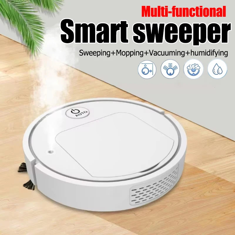 Intelligenter Kehrroboter 5 in 1, ultraleiser Staubsauger mit Fernbedienung, kabellose Wisch-Saug-Kehrmaschine für den Heimgebrauch - FUXL-Shopify
