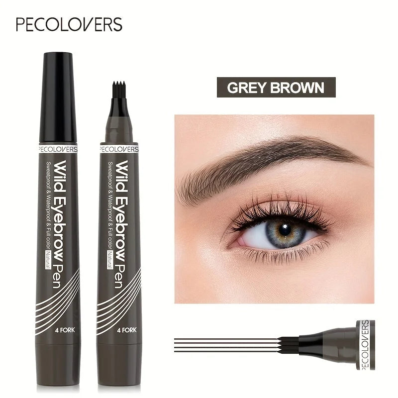 Wasserdichter Brauenstift – 4 Split Tip für natürliche Looks