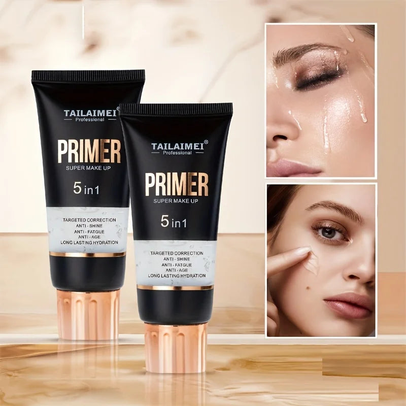 Wasserdichter Matt-Primer (68g) – Transparentes Gel mit Avocado & Rose für volle Deckkraft