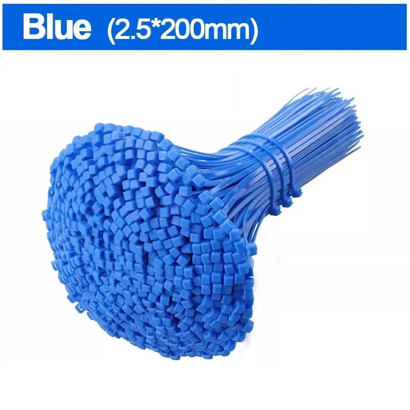 Nylon-Kabelbinder, selbstsichernde Kabelbinder, Riemen, Heimbüro, wiederverwendbar, feste Befestigungsring, Schlaufe, Kunststoff-Drahtbinder, Großhandel