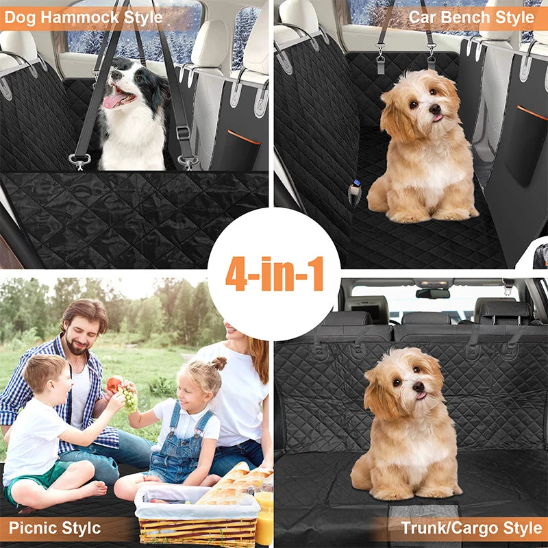 Hund Auto Sitz Abdeckung Haustier Fahrzeug Hängematte Wasserdichte Haustier Hund Reise Matte Wasserdichte Auto Hinten Rücksitz Schutz Matte