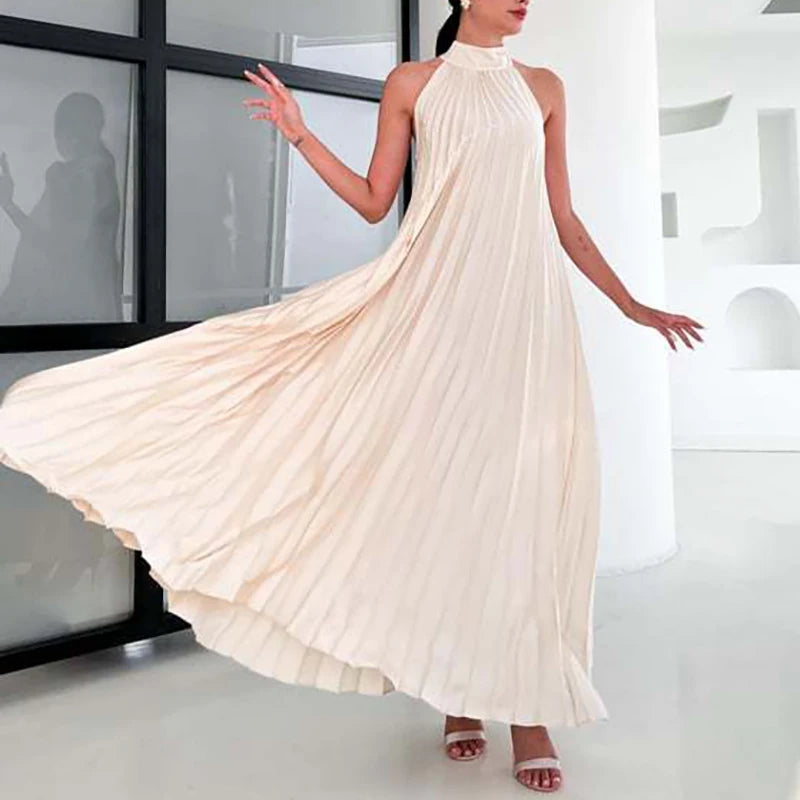 Neue 2025, Elegante Feste Schaukel Lose Party Kleid Frühling Weibliche Halter Schlank Bankett Langes Kleid Frauen Sexy Off Schulter Gala Kleid