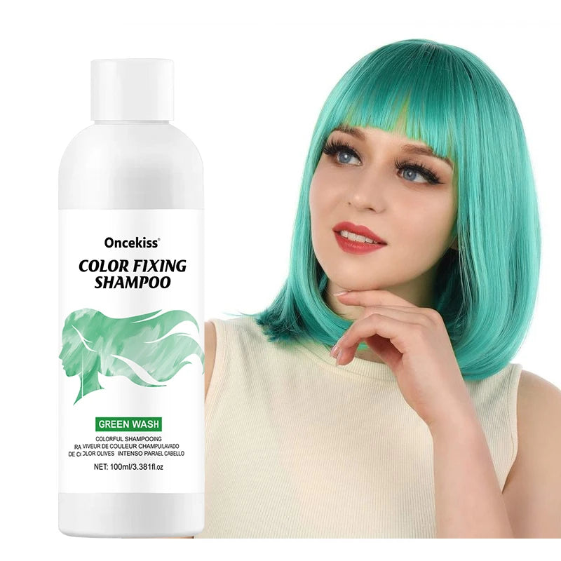 Farbglanz-Shampoo – Unsichtbare Pflege für semi-permanente Colorationen, schützt Kopfhaut & fixiert die Farbe mit reichhaltigem Schaum