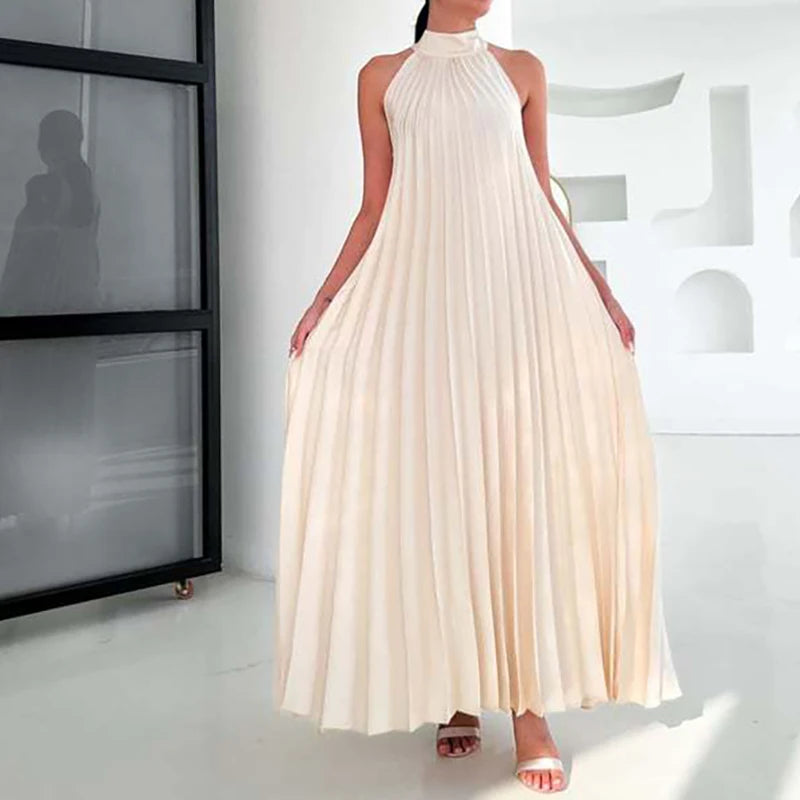 Neue 2025, Elegante Feste Schaukel Lose Party Kleid Frühling Weibliche Halter Schlank Bankett Langes Kleid Frauen Sexy Off Schulter Gala Kleid
