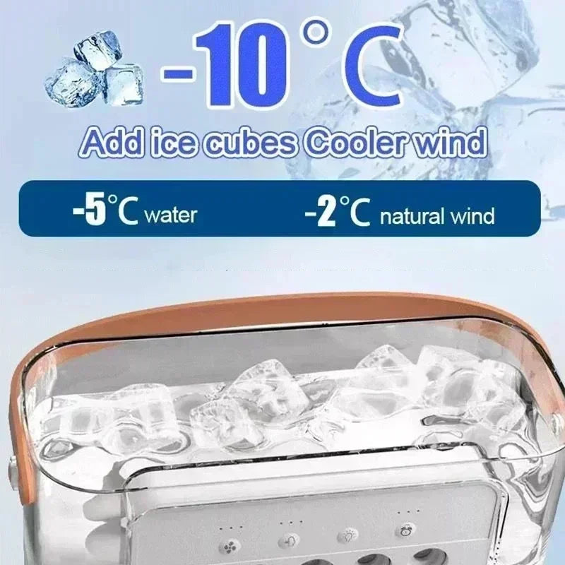 Neue 3-in-1-Ventilator, Klimaanlage, Haushalt, Mini-Luftkühler, LED-Nachtlicht, tragbarer Luftbefeuchter, Lufteinstellventilator, Büro- und Heimventilator