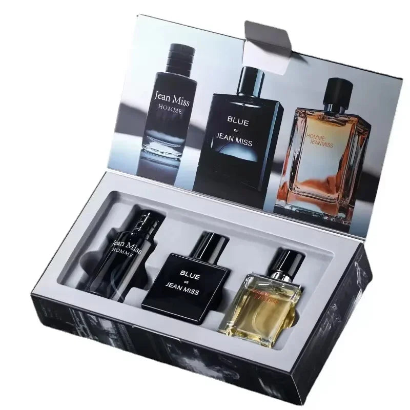 Hohe Qualität Männer Parfüm Hombre Geschenk Box 3 stücke Set 90 ml Kölnischwasser Duft Faszination Mann Parfüme Masculinos Dauerhafte parfüm Heren