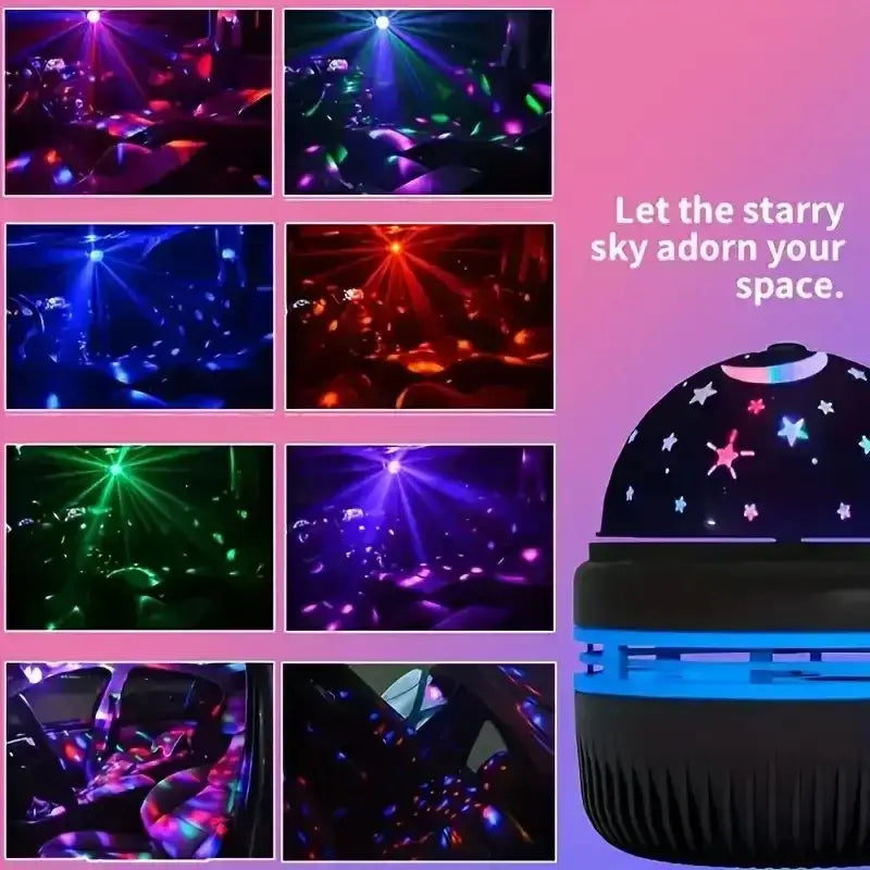 LED-Galaxie Projektor Licht mehrfarbige Fernbedienung für Schlafzimmer Dekoration Weihnachts stern Projektor Nachtlicht Neujahrs geschenk