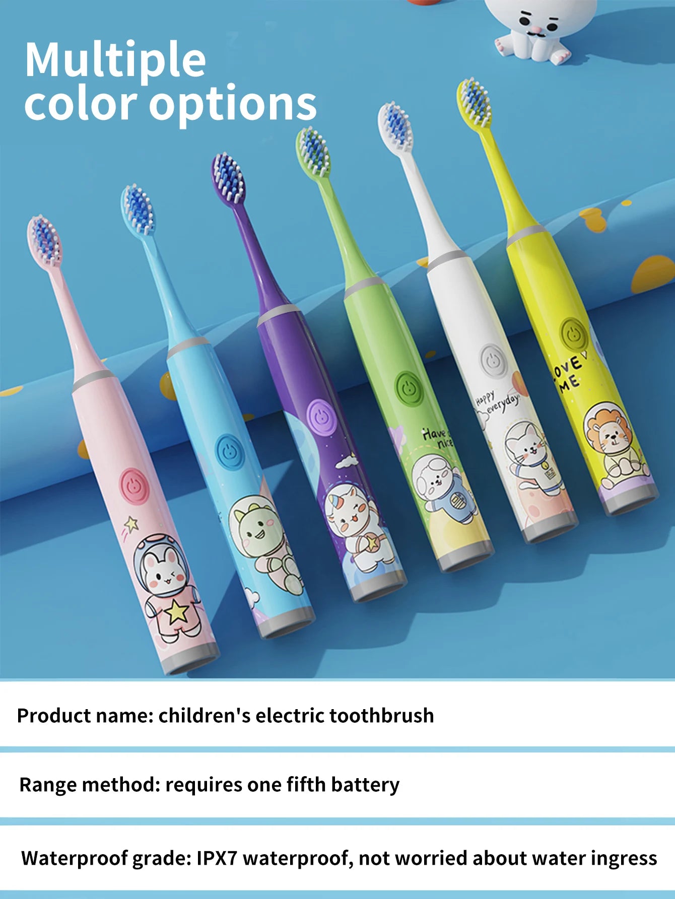 Kinder-Reinigungs bürste für weiches Haar (Batterie nicht einges ch lossen) - FUXL-Shopify
