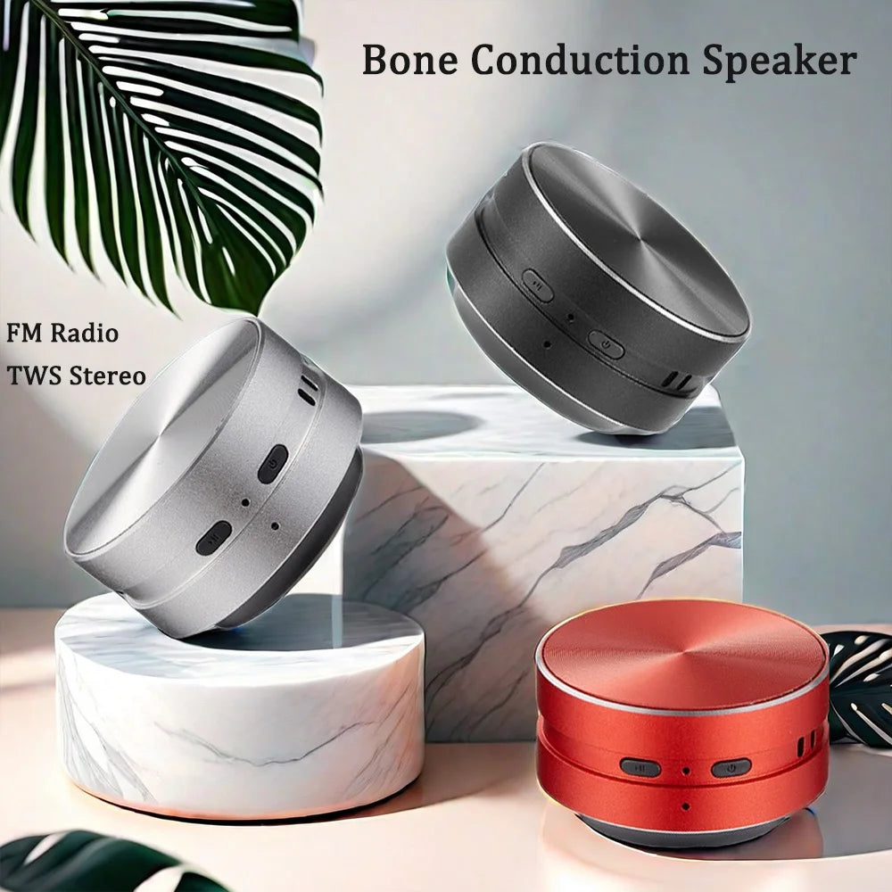 2025 Kolibri Knochenleitung Bluetooth Lautsprecher – TWS Wireless 3D Stereo Sound mit FM Radio, LED Display
