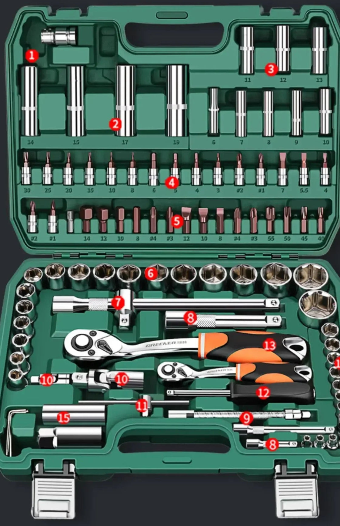 Auto Reparatur Werkzeuge Box Sets Elektriker Spanner Anti-fallen Fall Wasserdicht Stoßfest Sicherheit Teile Organizer Anti-herbst Toolbox