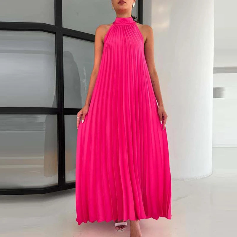 Neue 2025, Elegante Feste Schaukel Lose Party Kleid Frühling Weibliche Halter Schlank Bankett Langes Kleid Frauen Sexy Off Schulter Gala Kleid