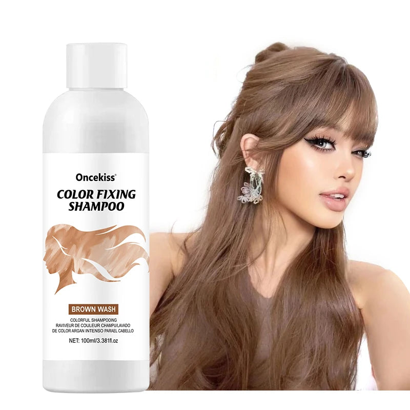 Farbglanz-Shampoo – Unsichtbare Pflege für semi-permanente Colorationen, schützt Kopfhaut & fixiert die Farbe mit reichhaltigem Schaum