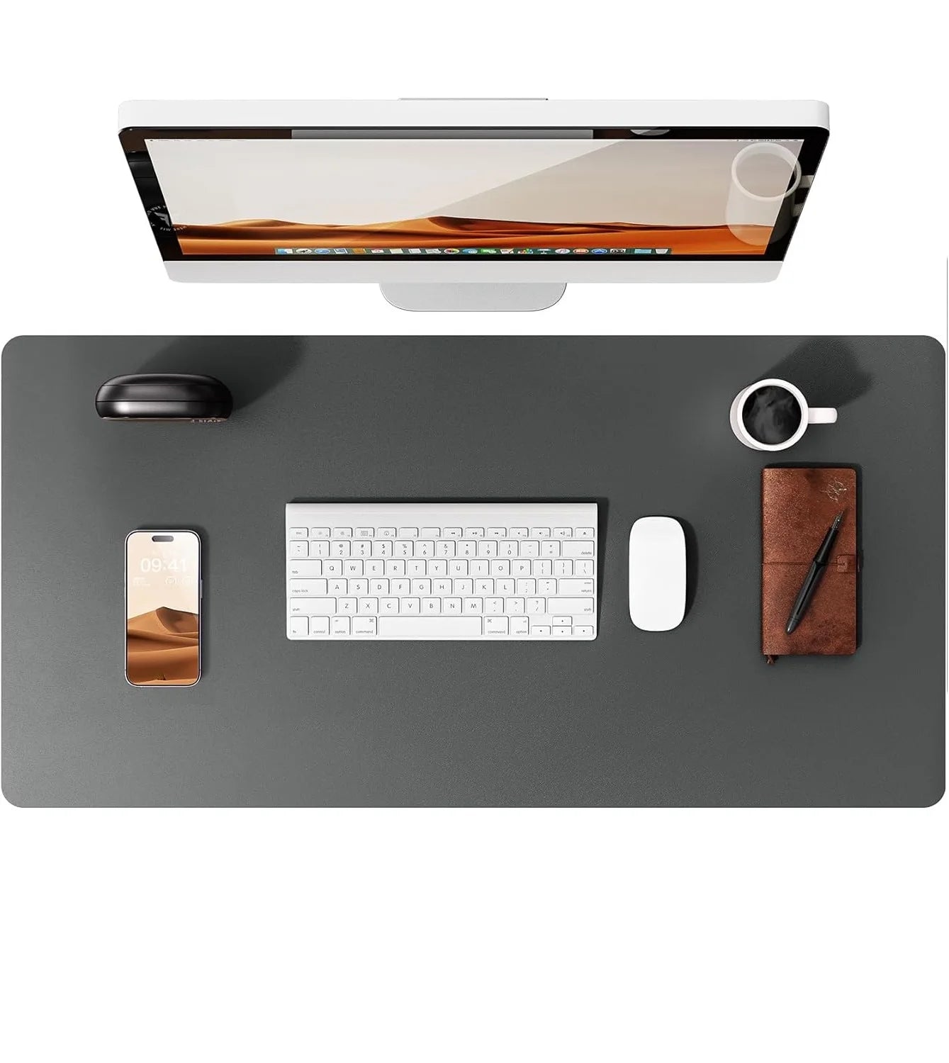 Schreibtischunterlage aus Leder | Computermatte für den Schreibtisch | Großes Mauspad und Tastaturmatte | Schreibtischschutz für das Büro - FUXL - Shopify