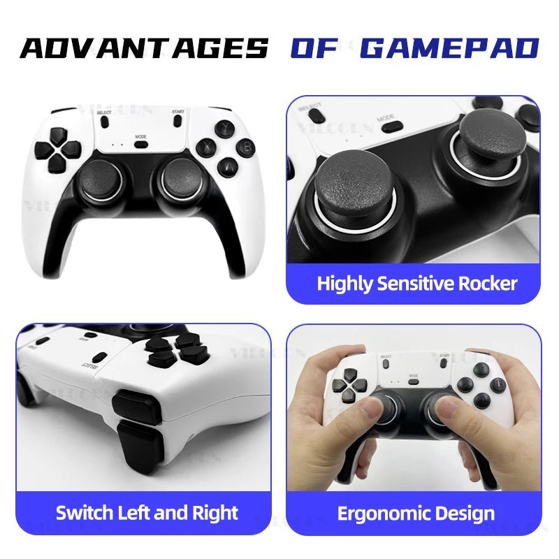 M15 Retro Game Stick mit 20.000+ Spielen & 23 Emulatoren, 4K HDMI - Ausgabe, kabellose Controller, ideal für TV & Beamer. Einfach anschließen & losspielen. - FUXL - Shopify