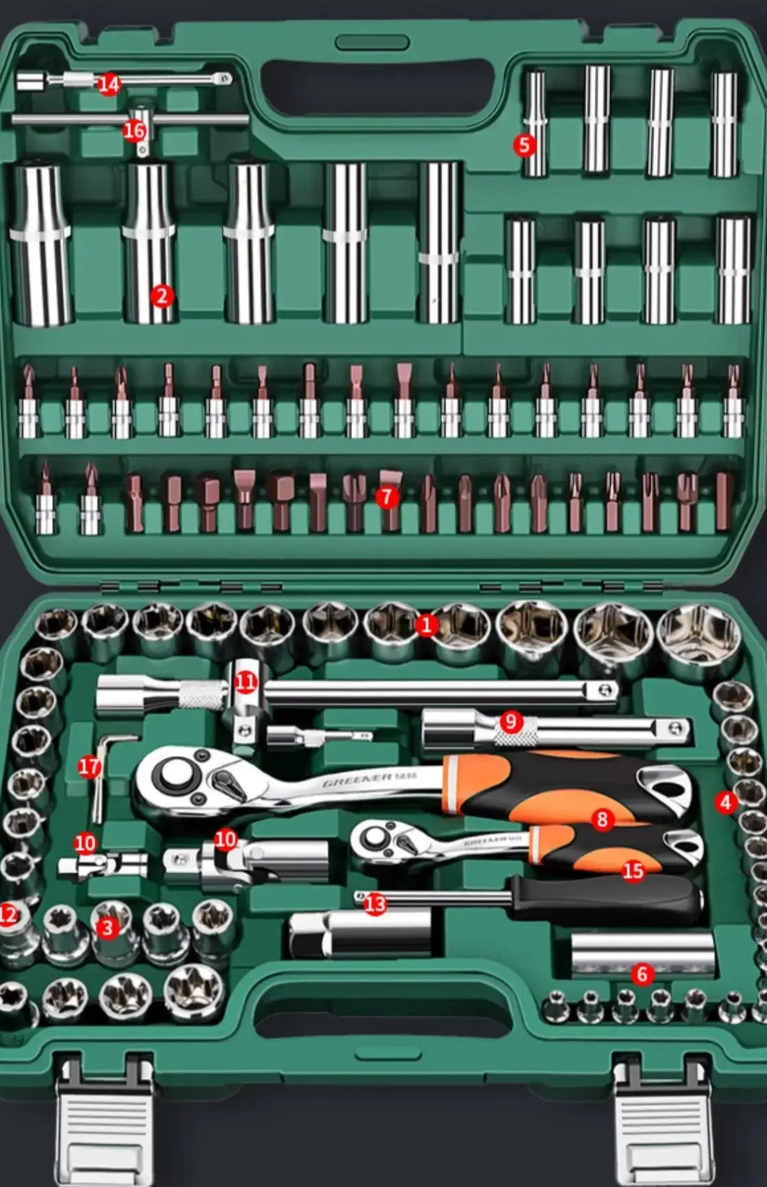 Auto Reparatur Werkzeuge Box Sets Elektriker Spanner Anti-fallen Fall Wasserdicht Stoßfest Sicherheit Teile Organizer Anti-herbst Toolbox