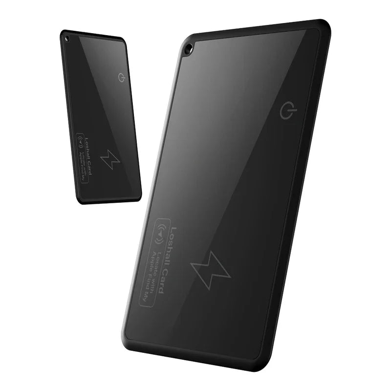 Neue kabellose Lade verfolgung Standort Brieftasche Tracker Karte wasserdichte GPS-Locator Arbeit mit Apple finden meine App Bluetooth-Tracker