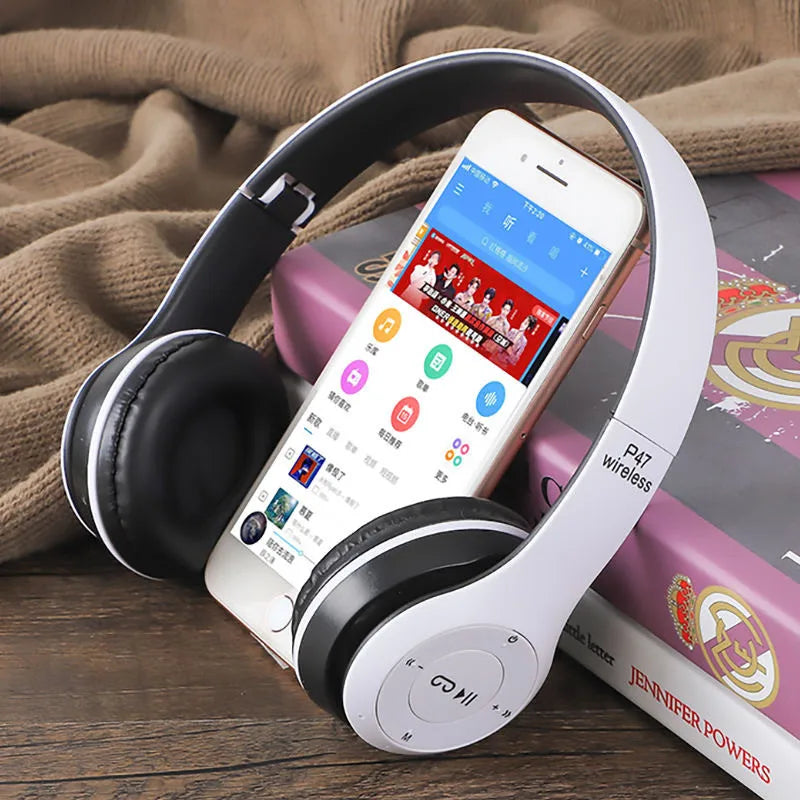 Stereo P47 Headset 5,0 Bluetooth Headset Falt serie Wireless Sportspiel Headset für iPhone Xiaomi - FUXL-Shopify