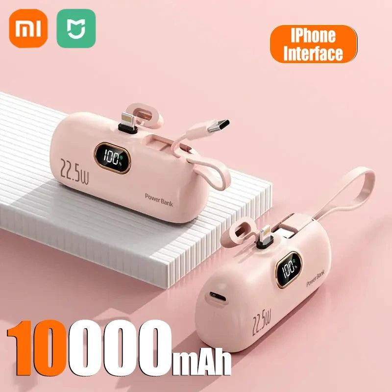 Xiaomi Mini Praktische mobile Powerbank 30000 mAh Tragbares Schnellladen geeignet für iPhone 16 15 14 Samsung Externer Akku