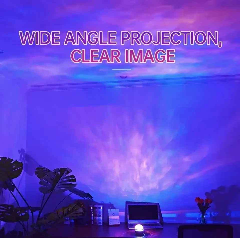 LED-Galaxie Projektor Licht mehrfarbige Fernbedienung für Schlafzimmer Dekoration Weihnachts stern Projektor Nachtlicht Neujahrs geschenk