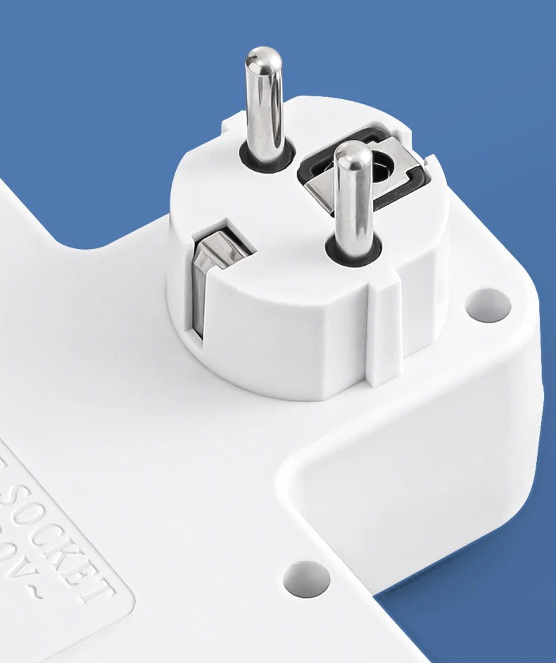 EU-Stecker, Steckdose, 5 Steckdosen, Steckdose, kein Verlängerungskabel, mit oder ohne ihn, USB-Typ-C-Anschlüsse, zwei Spezifikationen