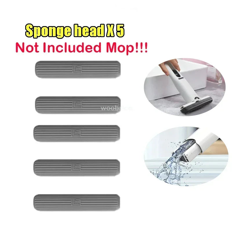 Schwamm Stroh Reinigung Kleine Reiniger Mini Mopp Leistungsstarke Squeeze Falten Hause Selbst-quetschen Boden Waschen Mops Saubere Werkzeuge