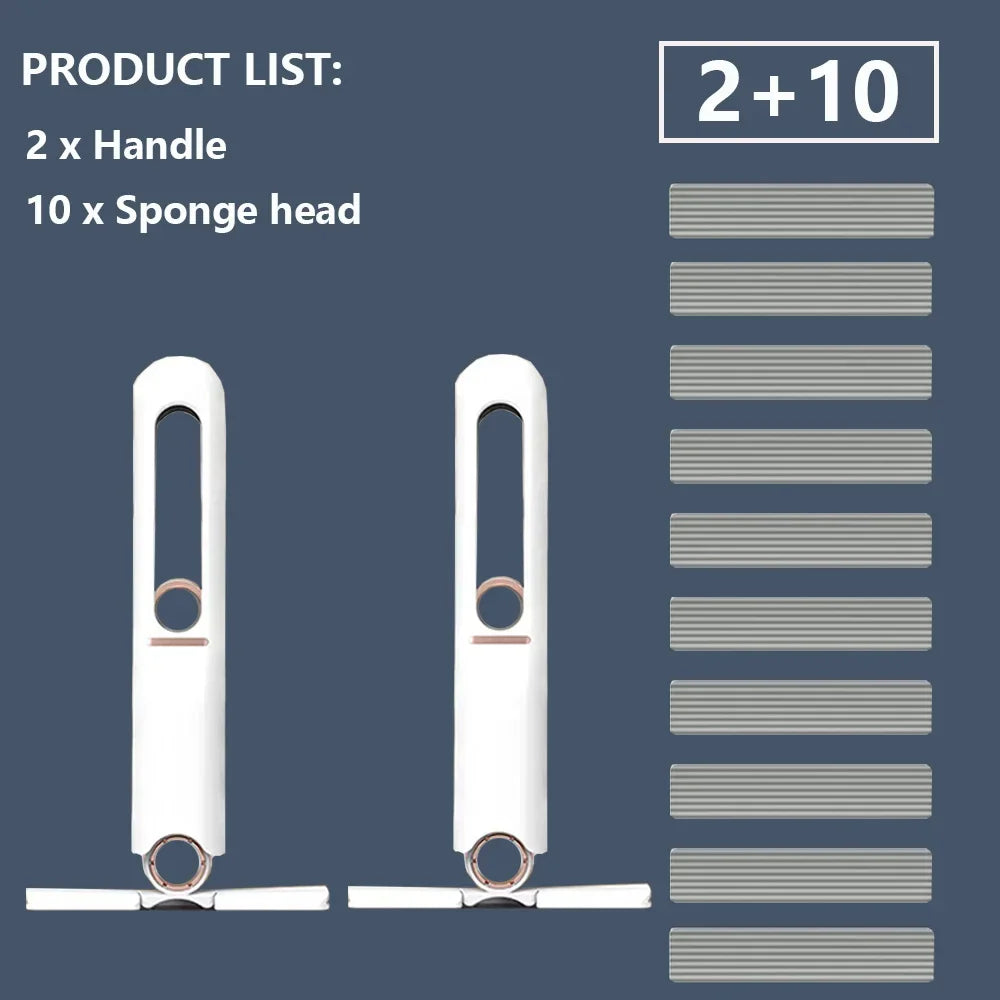 8/24Pcs Mini Squeeze Mop Mini Mopp Schreibtisch Küche Auto Sauber Werkzeuge Mops mit Selbst-quetschen Falten hause Reinigung Boden Waschen Mops