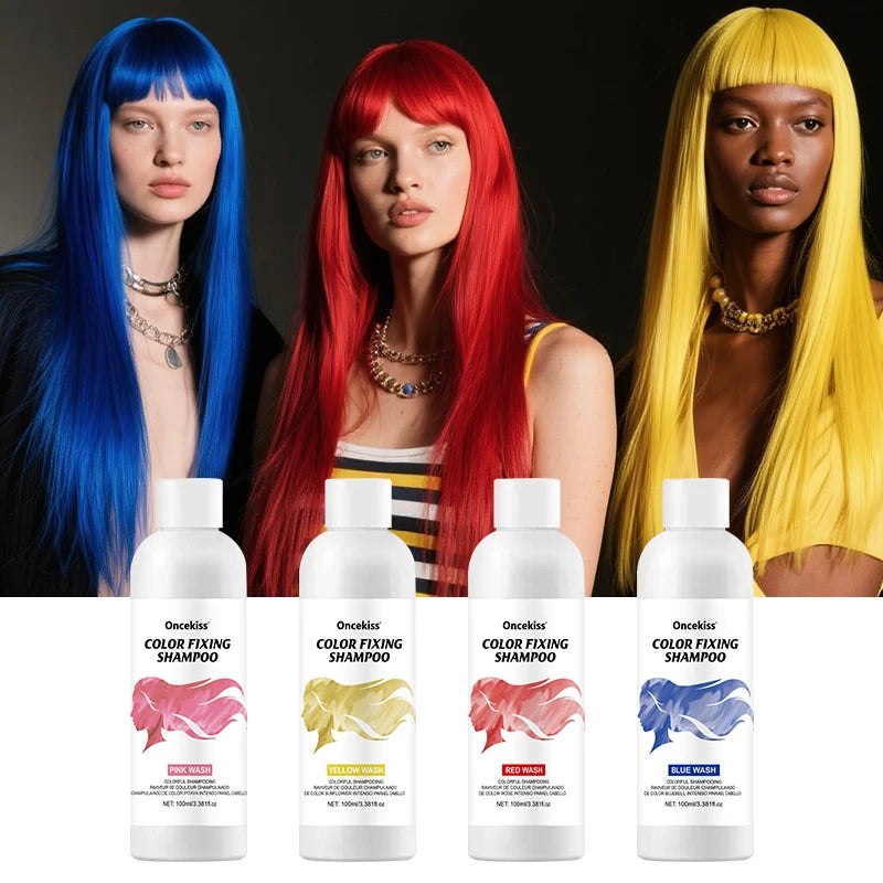 Farbglanz-Shampoo – Unsichtbare Pflege für semi-permanente Colorationen, schützt Kopfhaut & fixiert die Farbe mit reichhaltigem Schaum