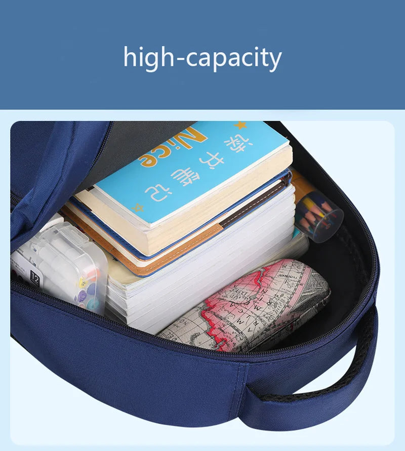 Kinder-Rucksack – Schulranzen für Jungen mit Astronauten-Motiv, wasserdichter Grundschulrucksack, Büchertasche, Mochila Infantil