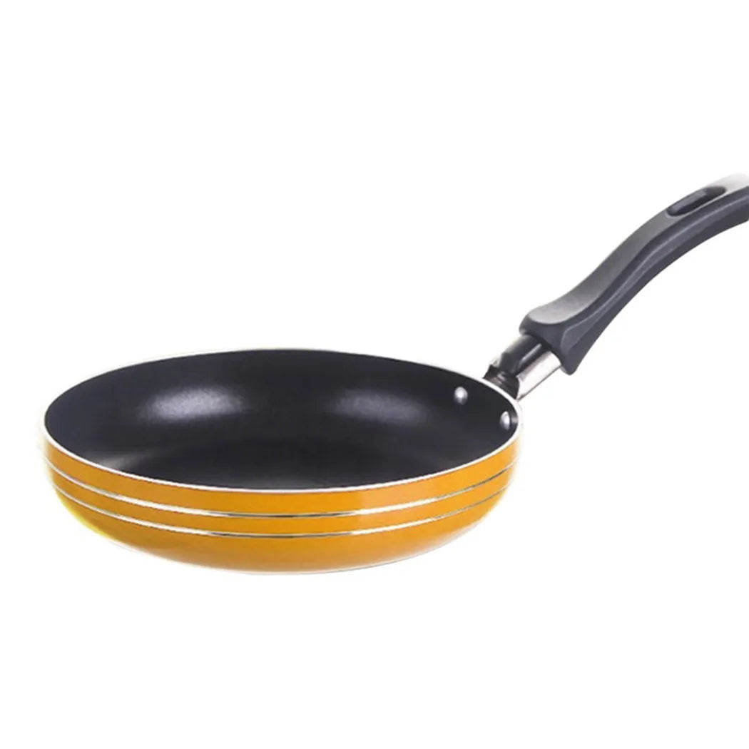 12 cm/14 cm/16 cm Mini Bratpfanne Antihaft-Stahl Bratpfanne Topf Topf Zufällige Farbe für Kochgeschirr Küche Kochgeschirr