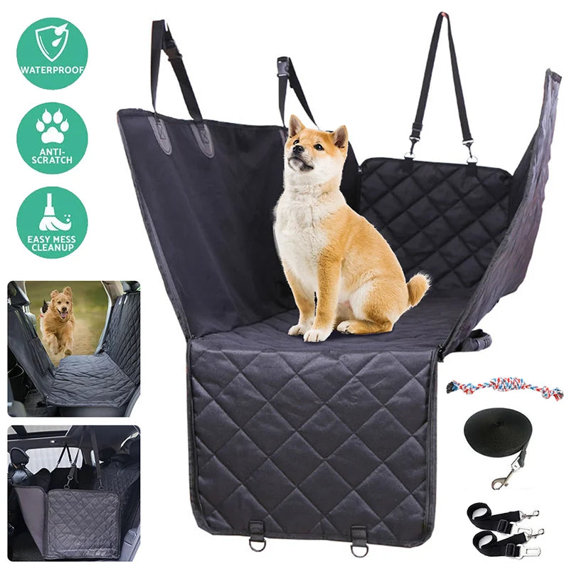 Hund Auto Sitz Abdeckung Haustier Fahrzeug Hängematte Wasserdichte Haustier Hund Reise Matte Wasserdichte Auto Hinten Rücksitz Schutz Matte - FUXL-Shopify