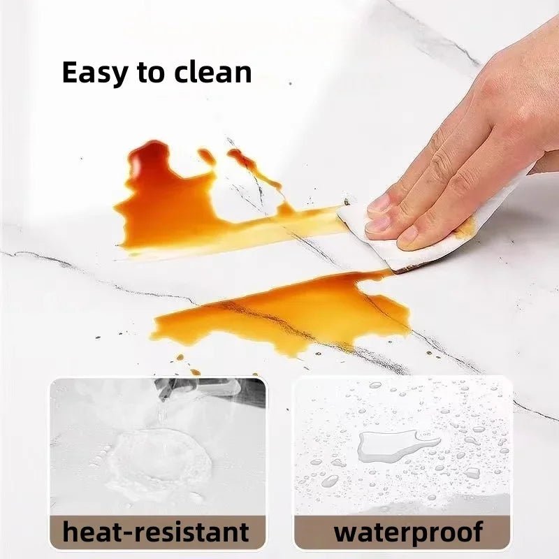XEP Schaumstoff - Marmorimitat, selbstklebende Tapete, Dekor, Badezimmer, Schrank, Arbeitsplatte, Kontaktpapier, PVC, wasserdichte Wandaufkleber - FUXL - Shopify
