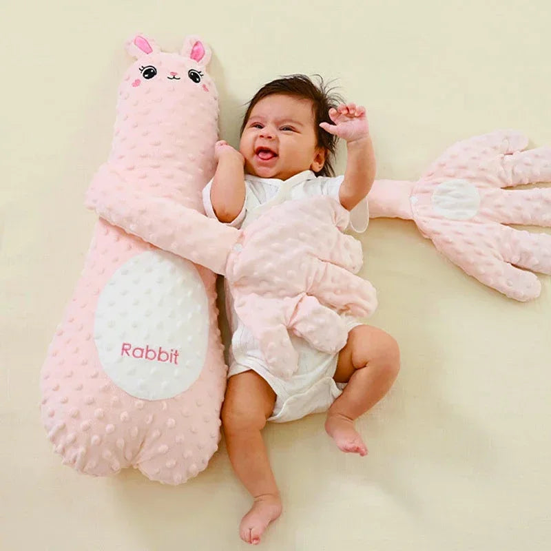 Baby-Schlafkissen mit beruhigender Palmen-Fernbedienung, elektrisches Baby-Handkissen, beruhigende Puppe, Palmenkissen für Kleinkinder