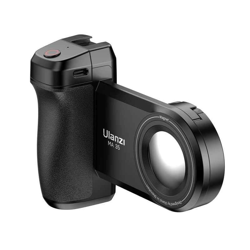 Ulanzi MA35 MagSafe Smartphone-Kamera-Auslösergriff, Bluetooth-Selfie-Griff als Kamera-Fotostabilisator, vertikaler horizontaler Aufnahme