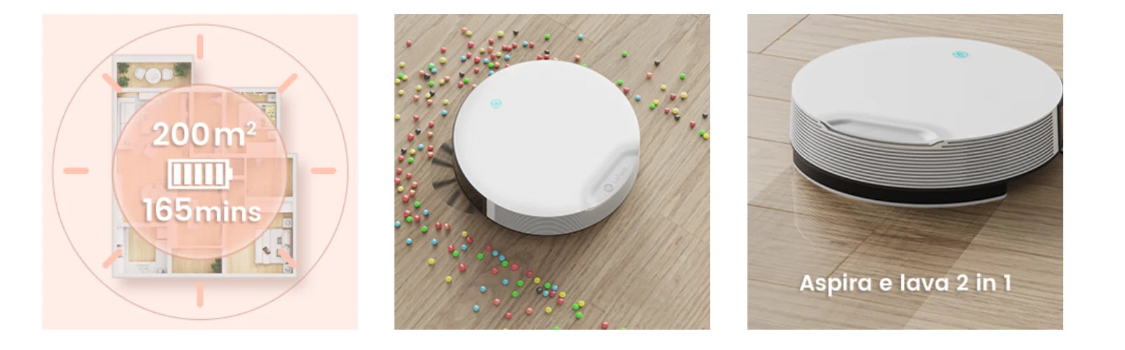 Lefant N1 Roboter Staubsauger – 4500PA Saugkraft, HEPA-Filter, 165 Min Laufzeit, App-Steuerung, Gyro-Navigation - FUXL-Shopify