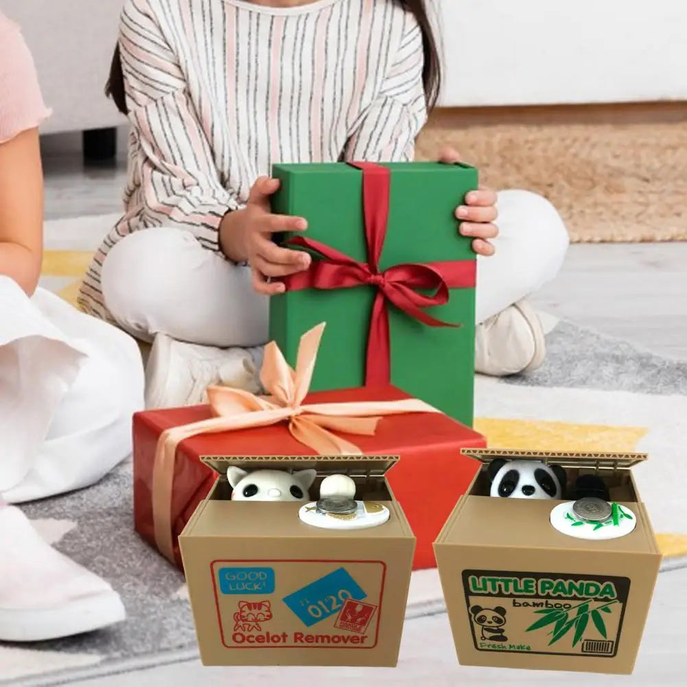 FUXL Sprachaktiviertes Sparschwein mit Englisch sprechender Katze – Spaßiges Sparen für Kinder - FUXL-Shopify